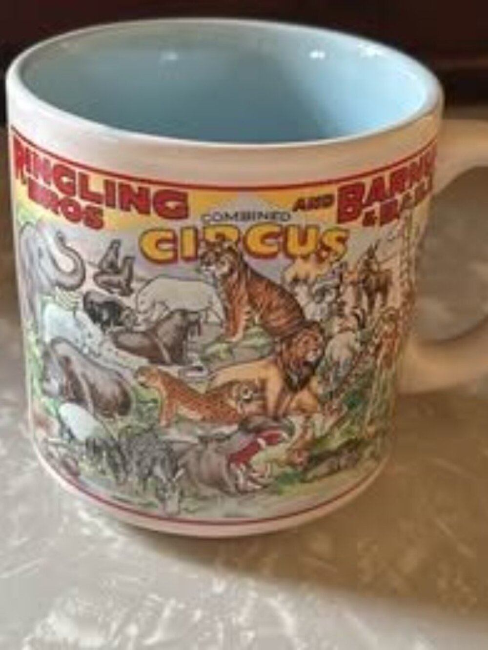 Vintage Ringling Bros. and Barnum & Bailey Circus Animal Coffee Mug